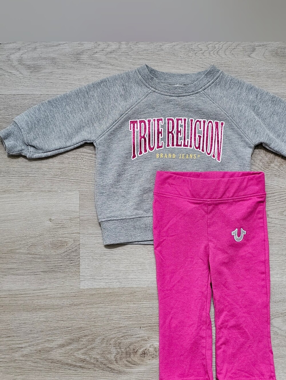 True Religion Toddler Girls 12M Outfit Set